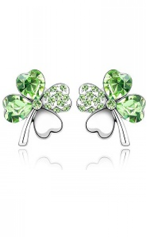 Crystal - Clover Leaf - Earring 