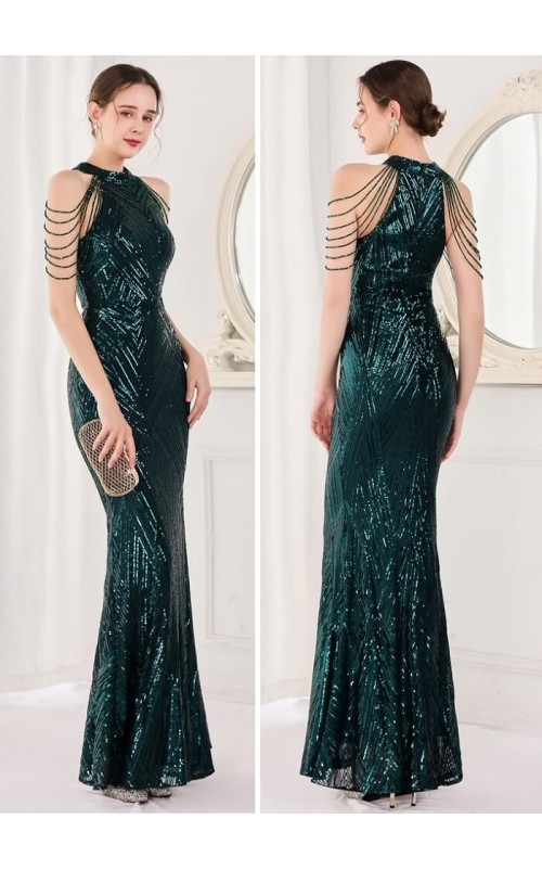 4.5✮- Mermaid Maxi Dress - FKLG18126