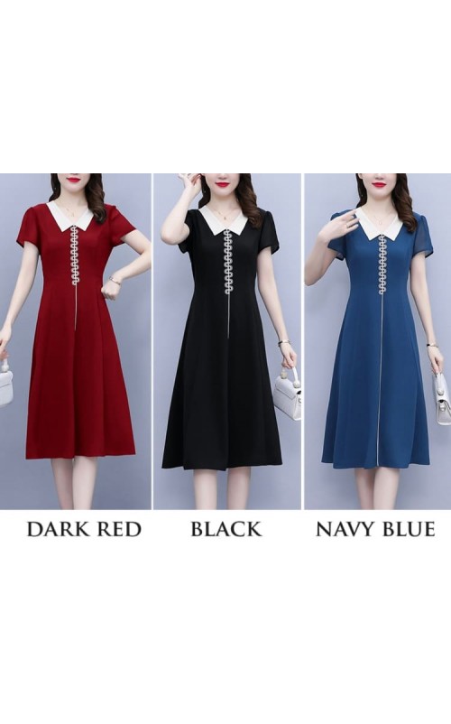 4✮- NQFPF4412 / BY384 - Knee Dress (Small Cut)