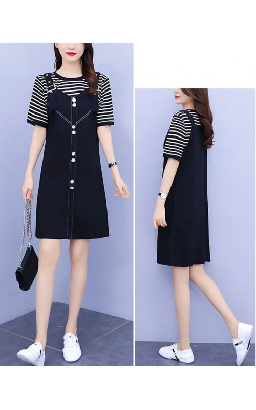 4✮- NVFPF15599 - Pinafore Dress