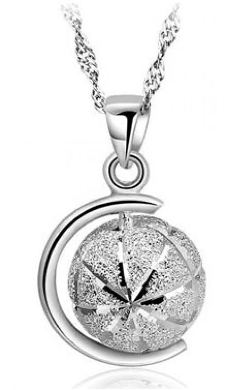 Silver - Lucky Ball Necklace - YJJ043