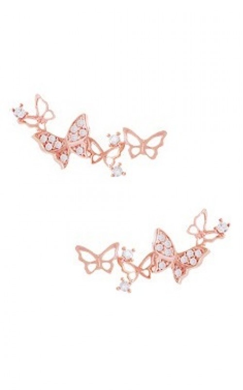 Silver - Butterfly Earring - YJJ064